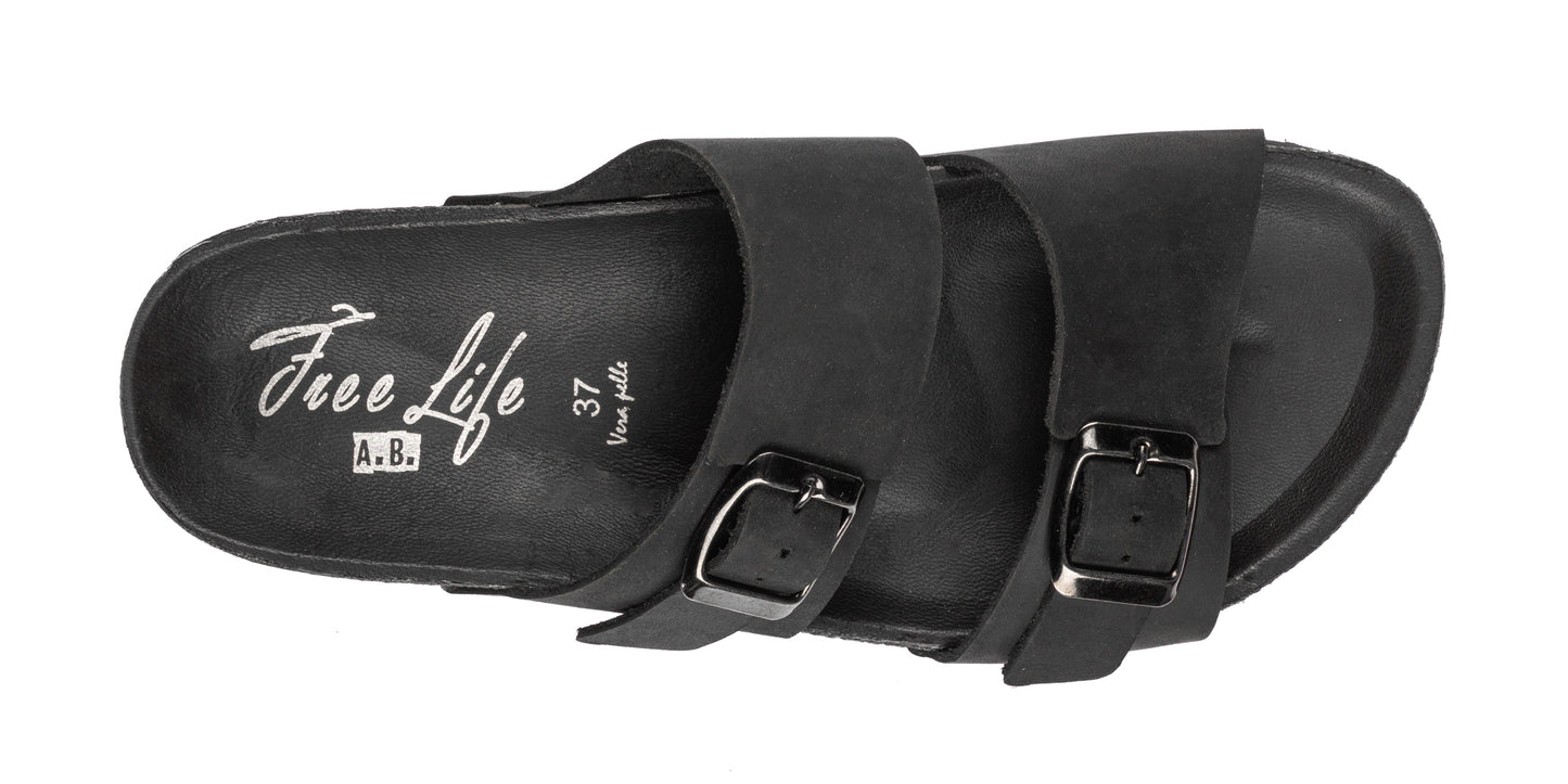 Ciabatta donna con doppia fibbia