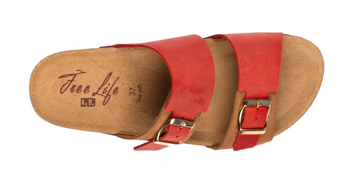 Ciabatta donna con doppia fibbia