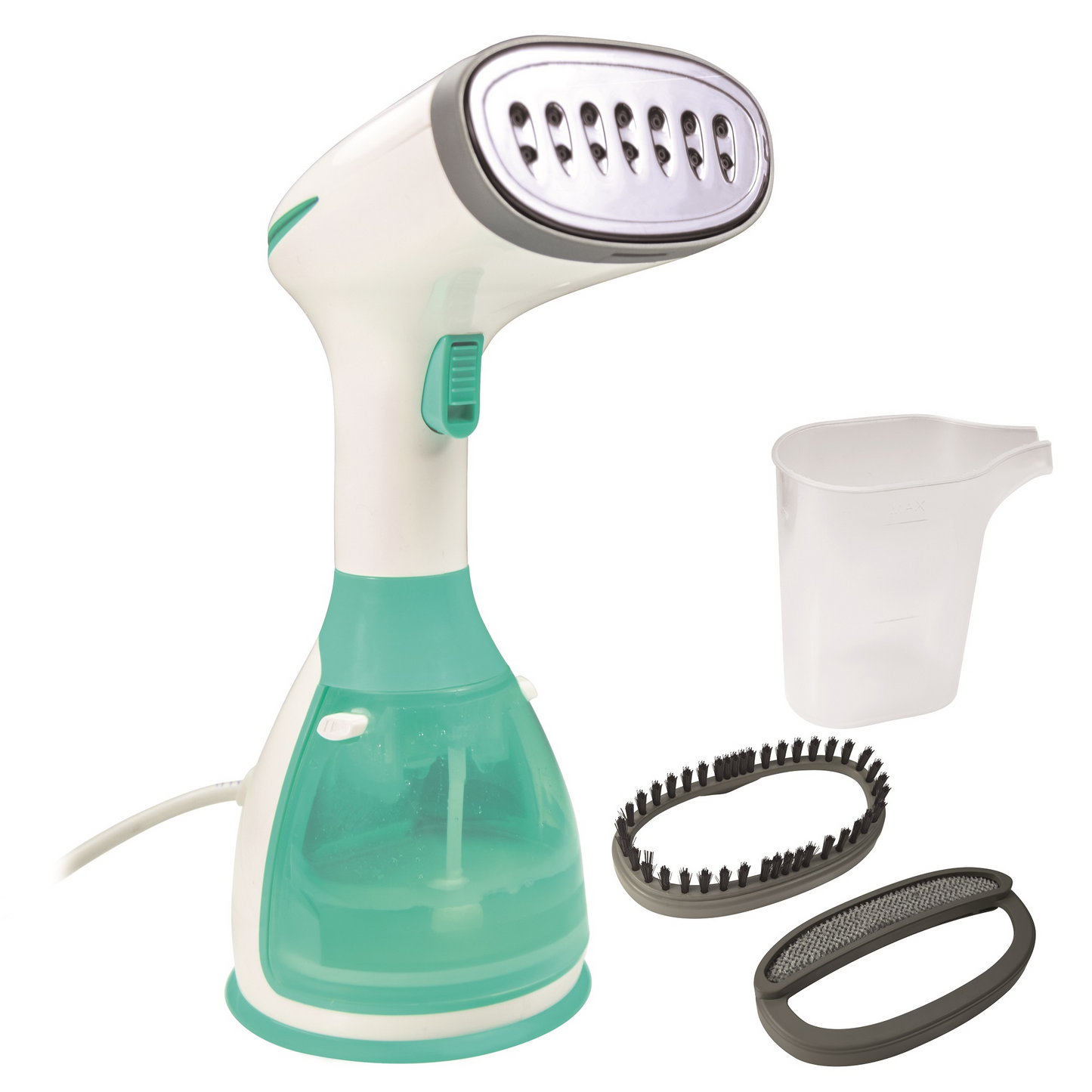 Vertical steam iron with rapid steaming for wrinkle removal