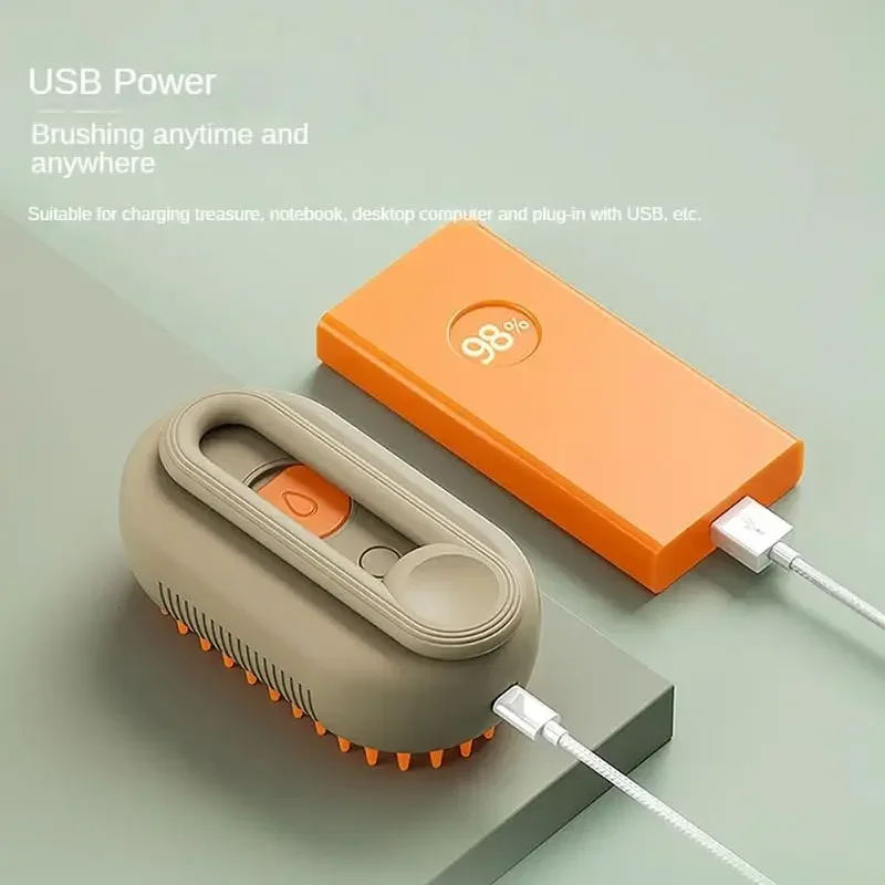 Cat & Dog Steamy Brush – Spazzola a Vapore per Pulizia Pelo Gatti e Cani