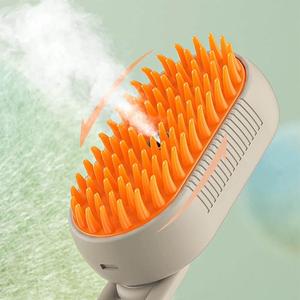 Cat & Dog Steamy Brush – Spazzola a Vapore per Pulizia Pelo Gatti e Cani