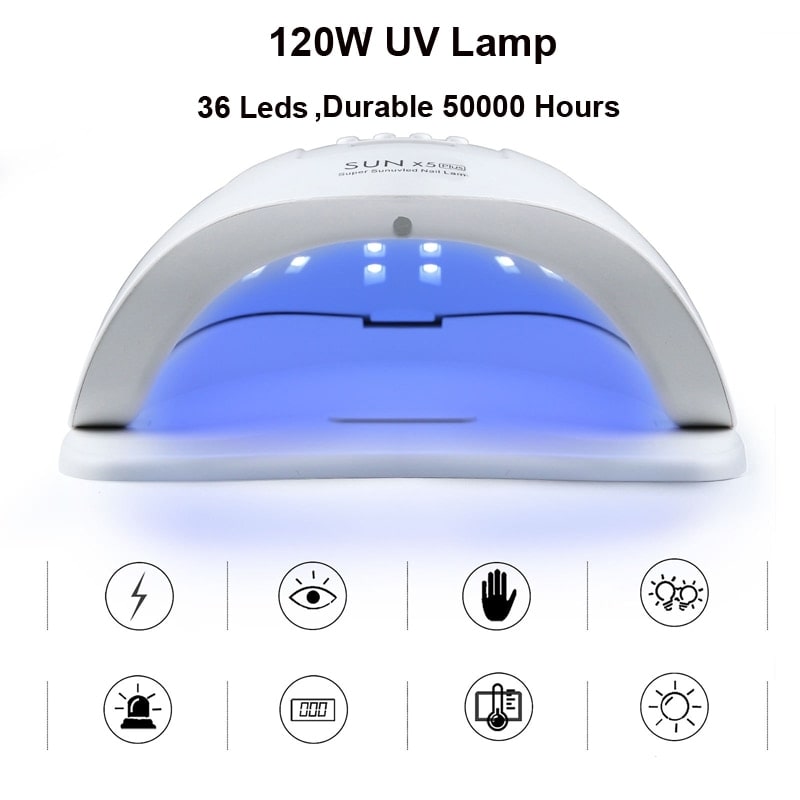 Lampada UV Unghie Nail Lamp per gel con timer digitale