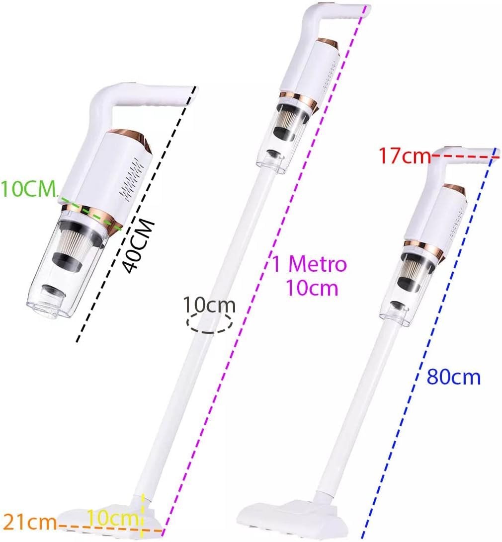 Aspirapolvere 3 in 1 Senza Fili – Compatto, Potente e Allungabile per Tutta la Casa