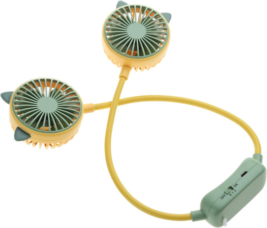 Ventilatore da Collo Regolabile Speedrop – Portatile, Ricaricabile e a Mani Libere
