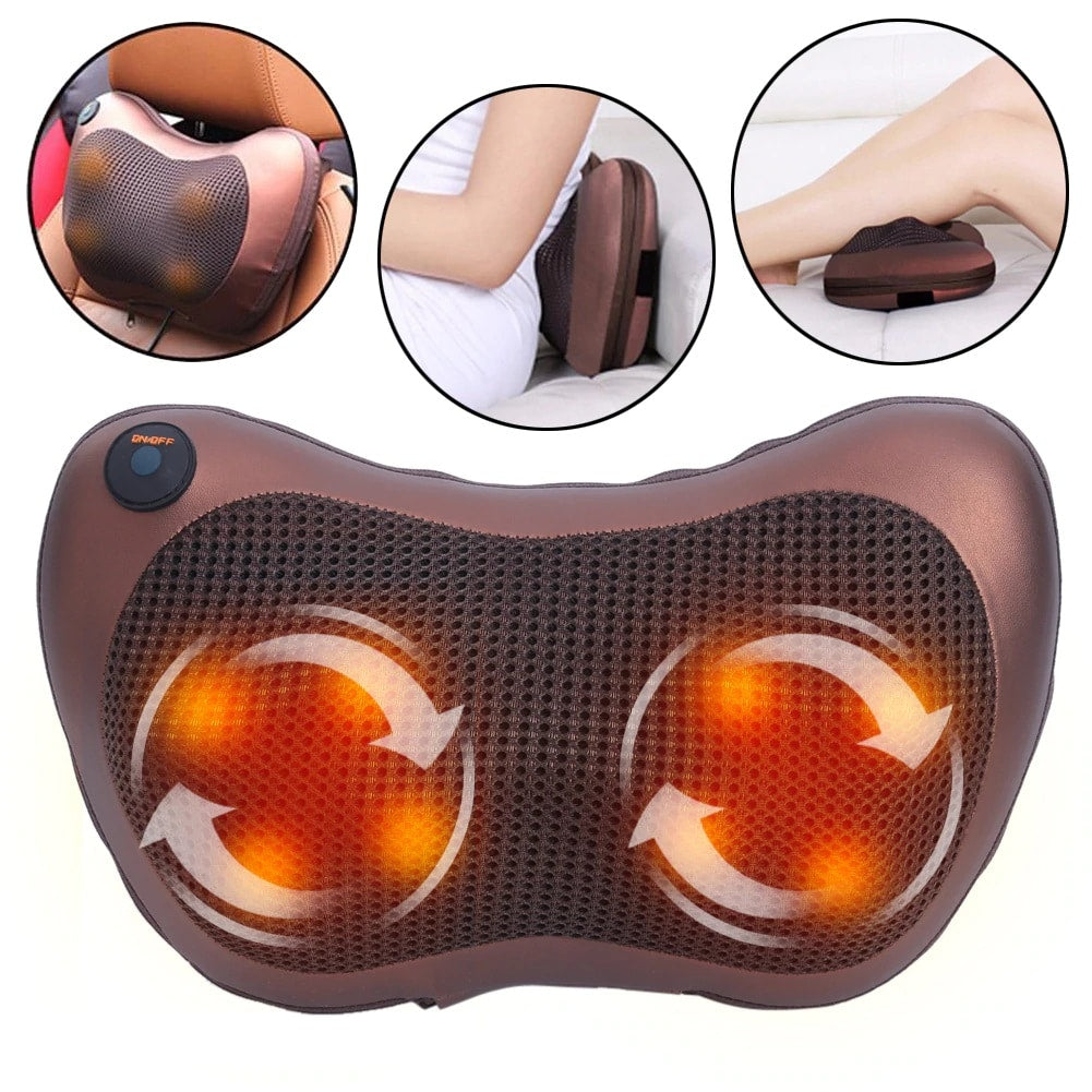 Muscle Relax – Cuscino Massaggiante Riscaldato per Collo, Spalle e Schiena
