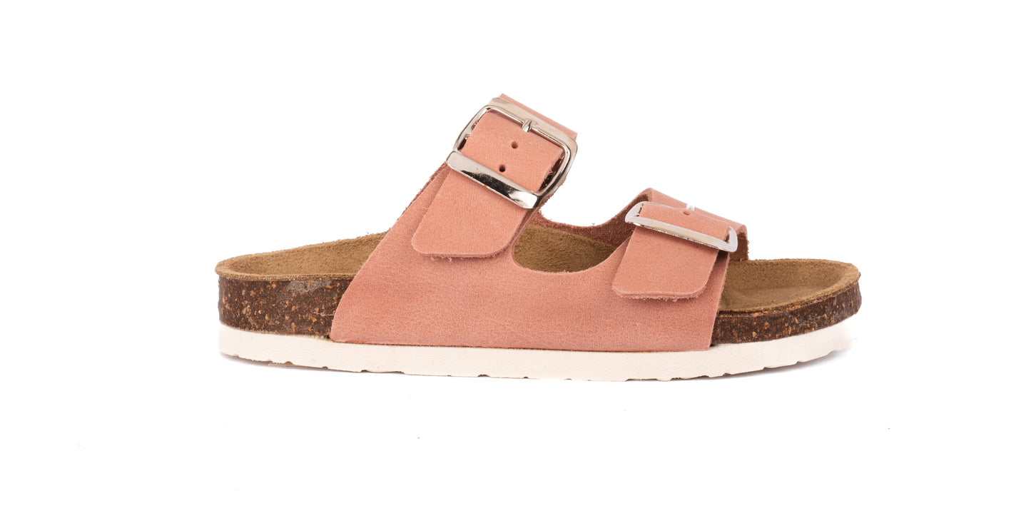 Sandali Doppia Fibbia Bambino in Pelle