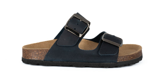 Sandali Doppia Fibbia Bambino in Pelle