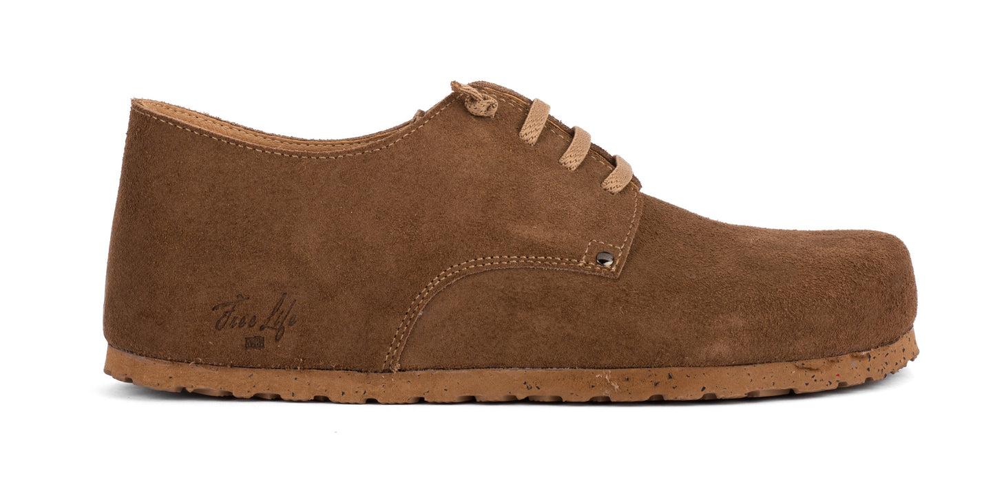 Women's slipper-style lace-up shoe