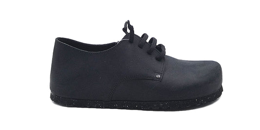 Women's slipper-style lace-up shoe