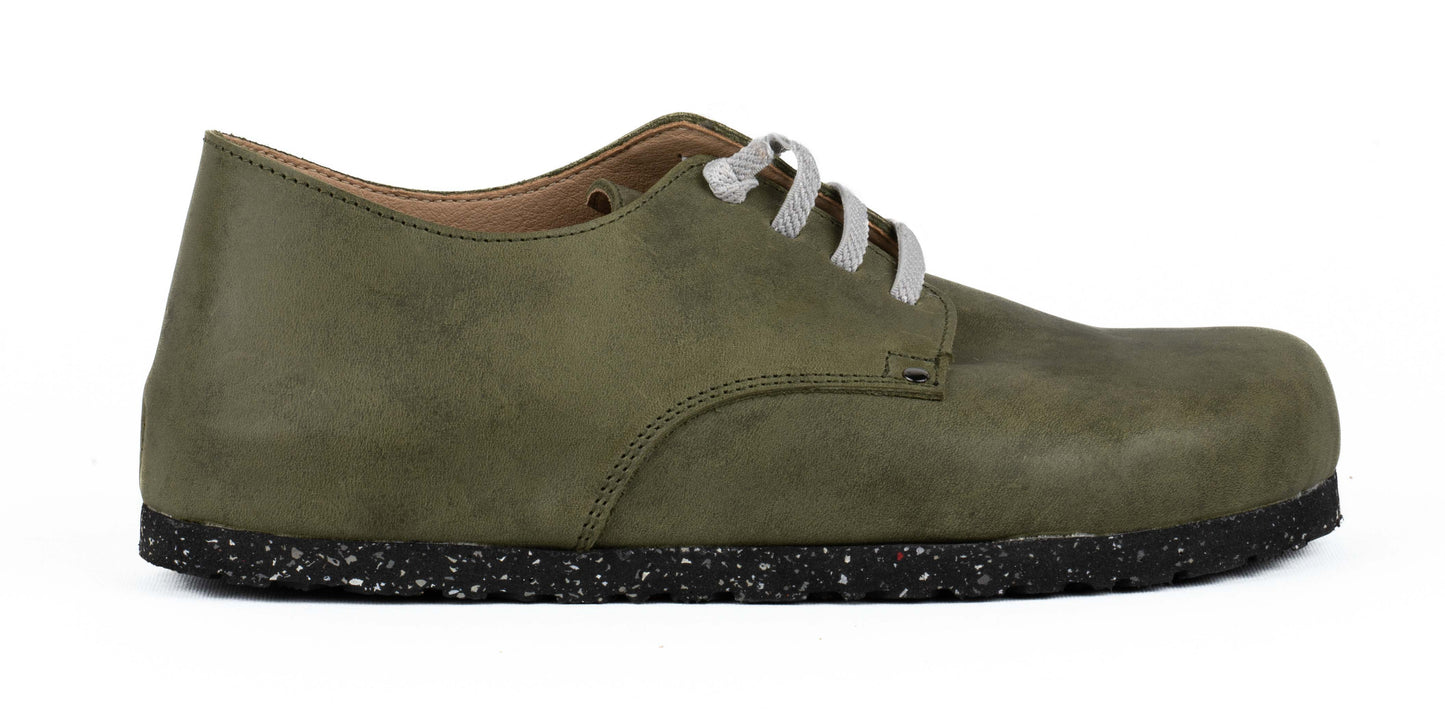 Women's slipper-style lace-up shoe