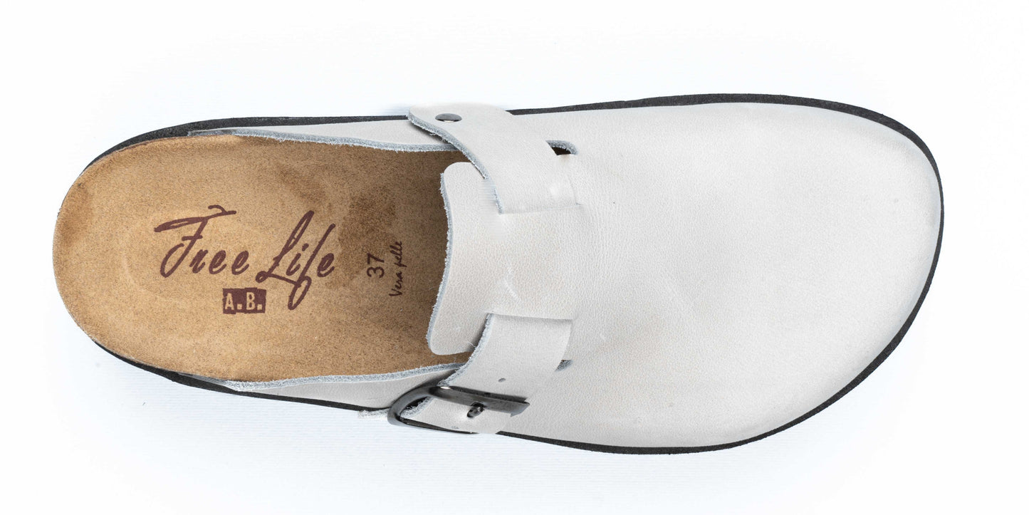 Sabot clog donna con zeppa