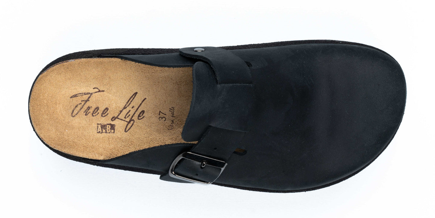 Sabot clog donna con zeppa