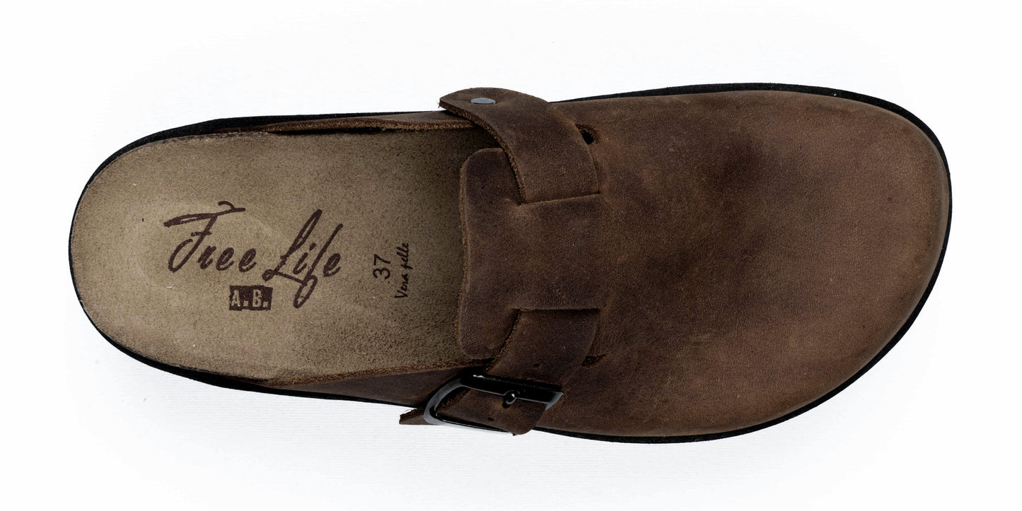 Sabot clog donna con zeppa