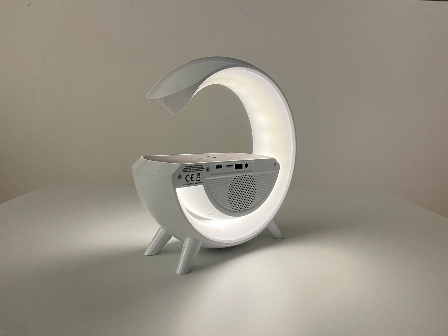 Sveglia ricarica Wireless RGB con Cassa Musica