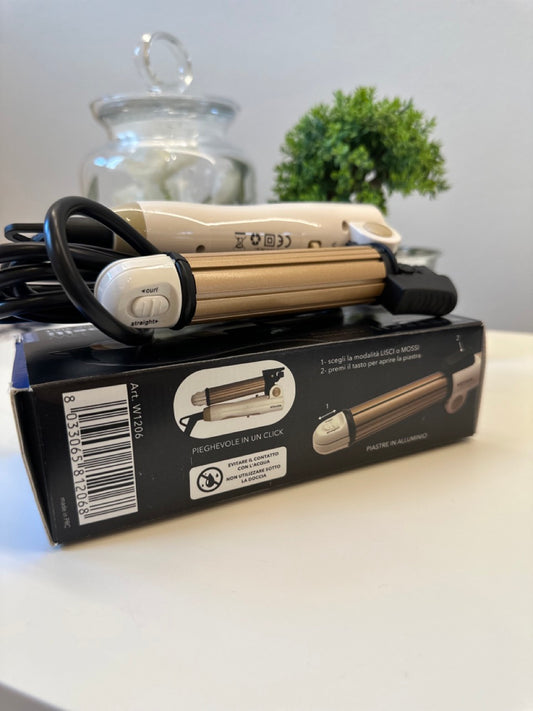 StyleStream – Mini Piastra Portatile per Capelli Lisci e Perfetti