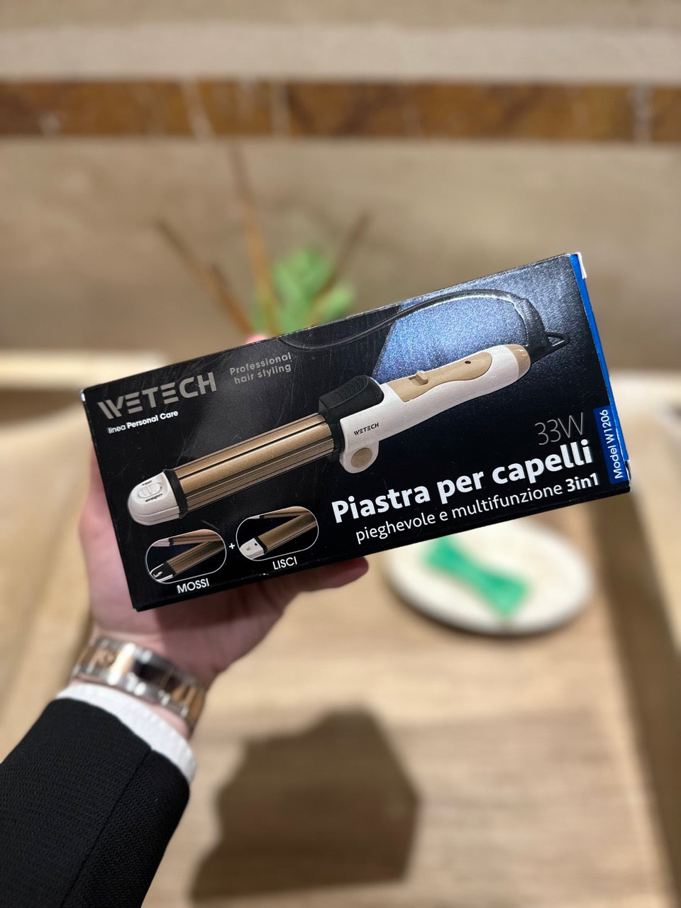 StyleStream – Mini Piastra Portatile per Capelli Lisci e Perfetti