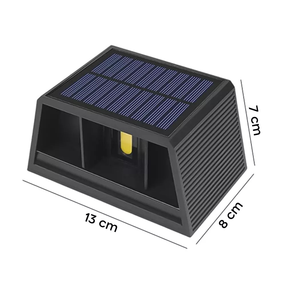 Lampada Solare da Parete 10W Luce Calda – Illuminazione Esterna IP65
