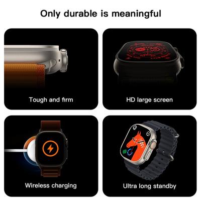 Series 9 Ultra Smartwatch – 2” HD Display, IP68, Bluetooth Calling